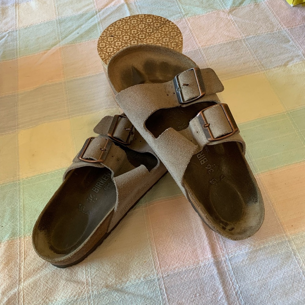 Birkenstock Arizona Suede Taupe